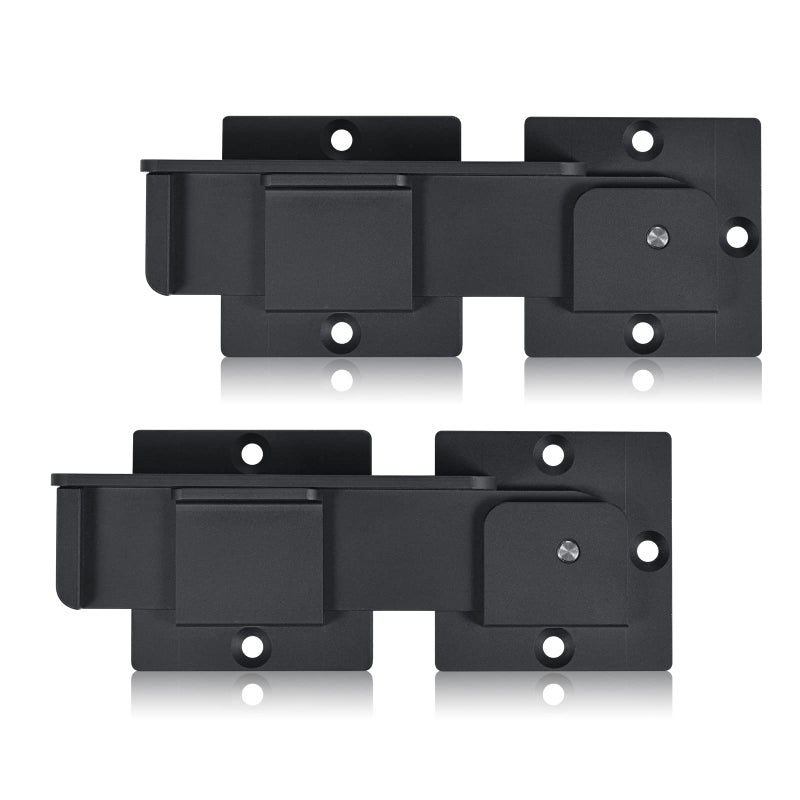 GreaTalent 7.5"" Flip Gate Latch Lock with Padlock Hole 2Pack, 4mm Heavy Duty Aluminum Alloy Adjustable Door Latch for Sliding Swing Open Door, Outdoor Gate, Wooden Fence, Barn Door, Shed, Garage, Yard - Image 1